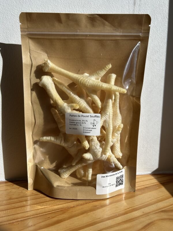 Pattes de poulet soufflées 100g